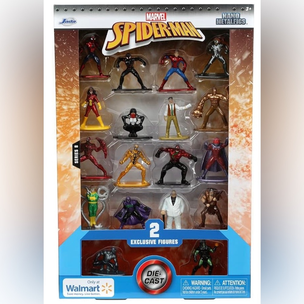 Marvel Spider-Man 18 Nano Metalfigs Die-Cast